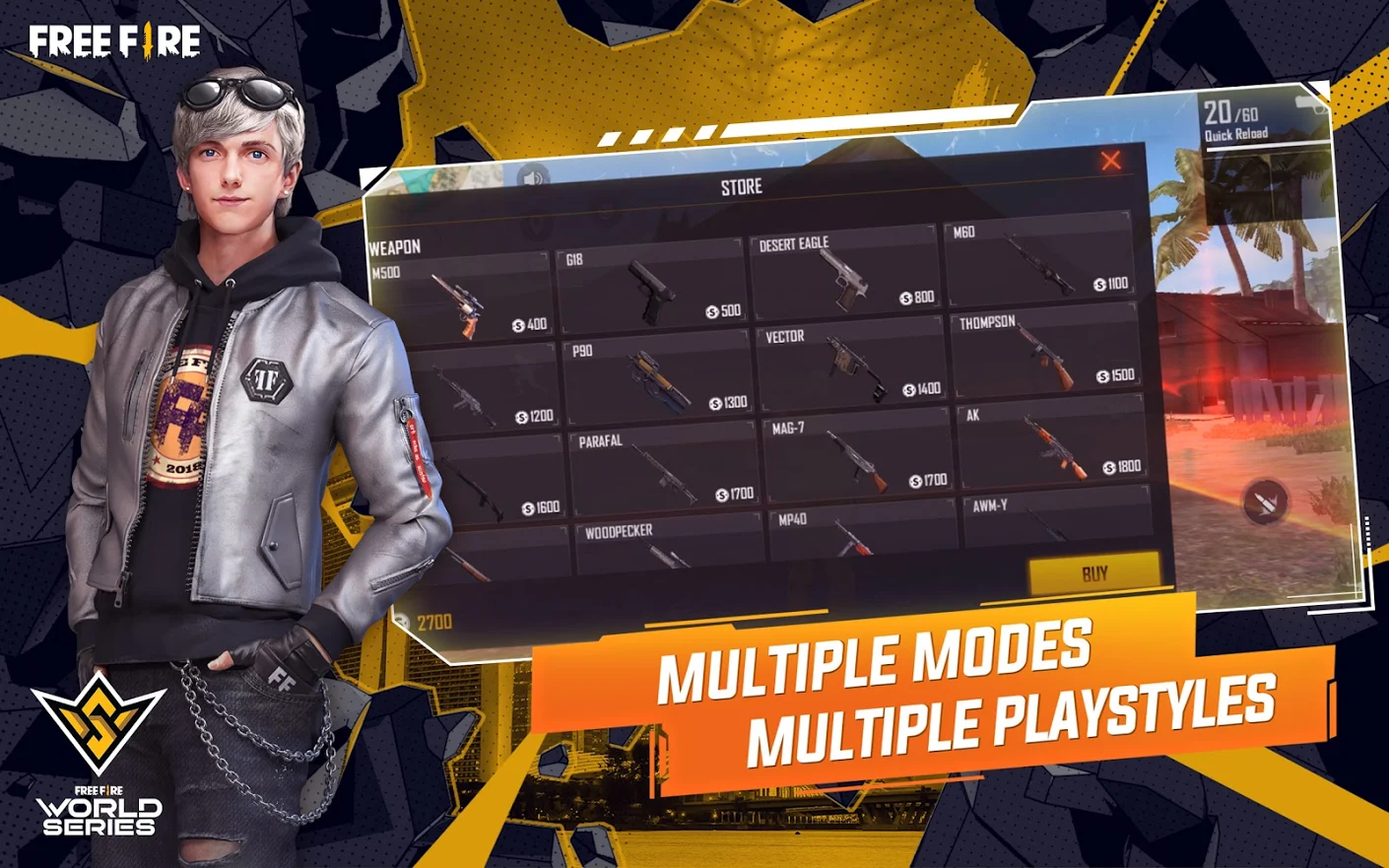 Garena Free Fire - Survivors! The Free Fire MAX Google Play Pre