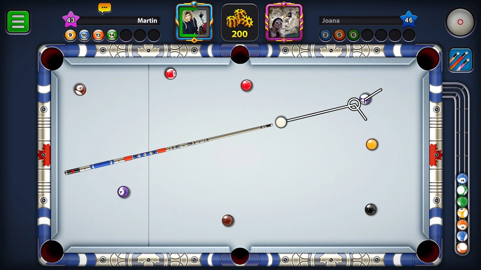 Download and play Billiards online 8ball offline on PC with MuMu Player