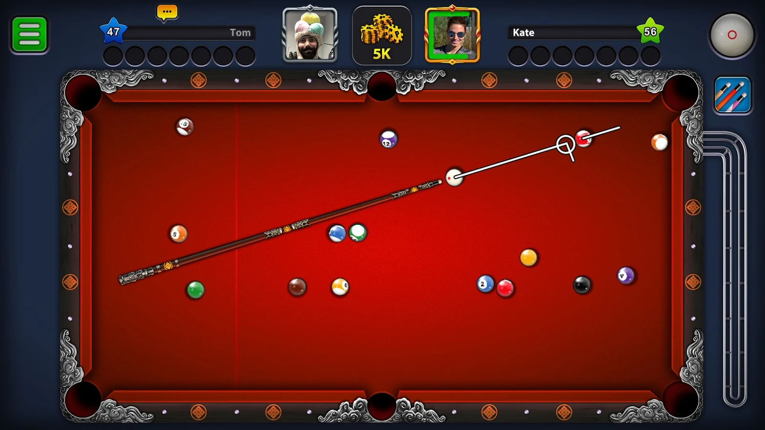 Download and play Billiards online 8ball offline on PC with MuMu Player