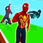 Superhero Transform Race Game