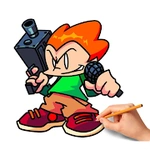 Friday Night Funkin Drawing