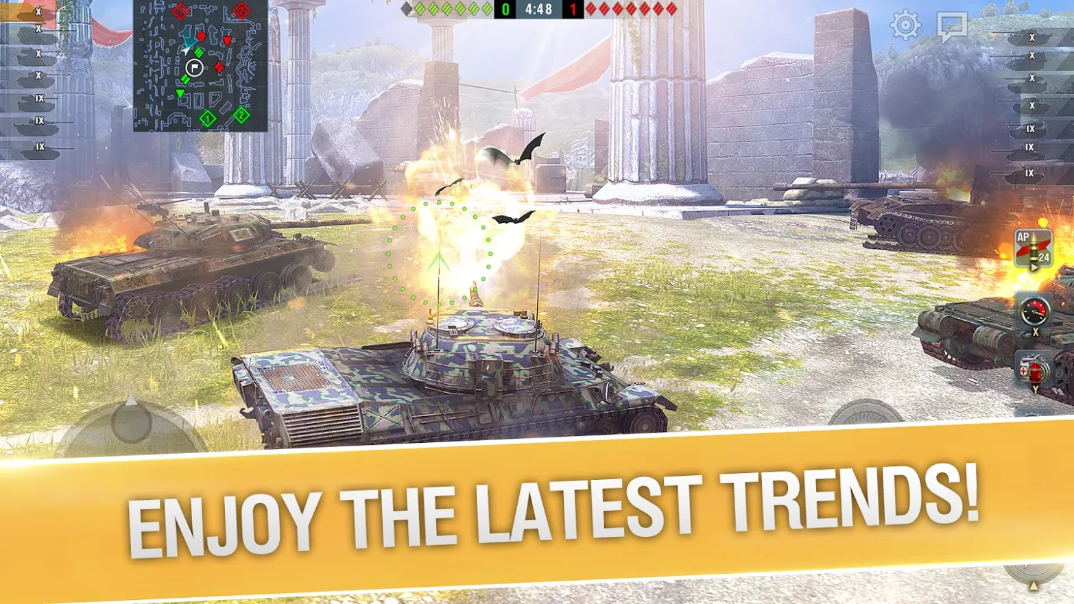 Скачаете и играйте в World of Tanks Blitz бесплатная ПВП ММО про танки на  ПК с помощью MuMu Player