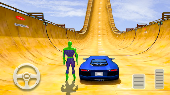 Crazy Car Stunts 3D Mega Ramp Stunt Car Games - Impossible Stunt