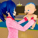 虛擬孕媽媽：動漫女孩家庭遊戲