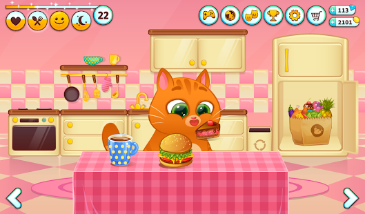 Jogos de Cozinhando com o Gato Bubu no Meninas Jogos