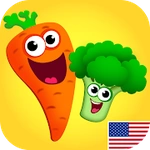 Funny Food! Educational games for kids 3 years old