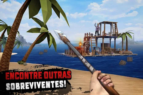 Novo Jogo de Sobrevivência No Mar ! - RAFT - #1 (link do download