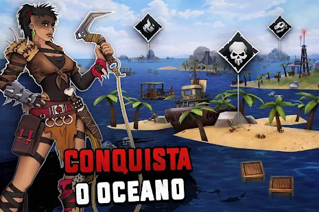 Raft Survival Multiplayer 🦈 jogo de sobrevivência no meio do