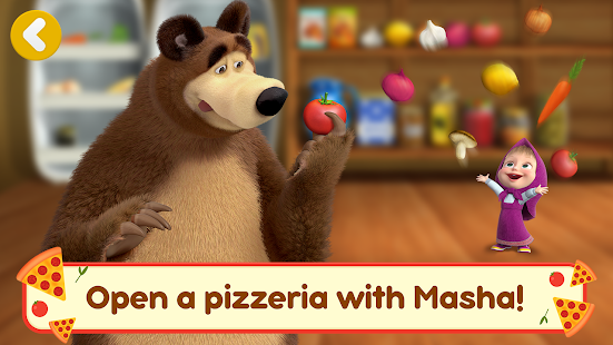 Download And Play Masha And The Bear Pizzeria Game! Pizza Maker Game On Pc  With Mumu Player