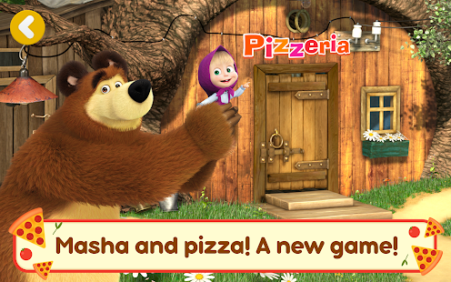 Download and play Masha and the Bear Pizzeria Game Pizza Maker