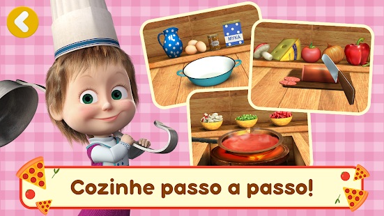 Baixar e jogar Masha e o Urso Pizzaria! Jogos de Cozinhar Pizza! no PC com  MuMu Player