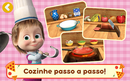 Baixar e jogar Masha e o Urso Pizzaria! Jogos de Cozinhar Pizza