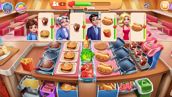 Baixar e jogar Cooking Crush: Jogos de cozinhar no PC com MuMu Player