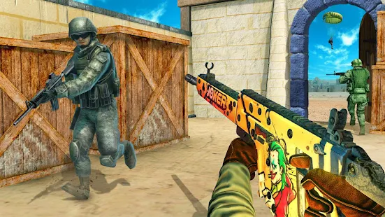 Baixar e jogar Moderno Fps Pistola Atirador Greve: Filmagem Jogos no PC com  MuMu Player