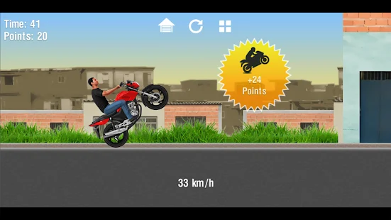 GRAU COM AS MÃOS PRA CIMA - Jogo Para Android - Wheliie Bike 