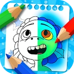 Luca and Alberto coloring fan