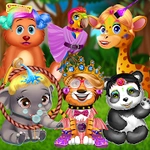 Jungle Animals Hair Care Fashion Beauty Salon