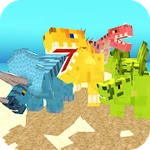 Blocky Dino Park: Dinosaur Arena