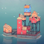 Water Town - Townscaper