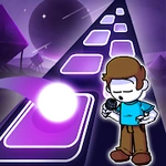 FNF Nonsense mod Full week - Tiles Hop Ball