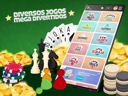 Baixar e jogar MegaJogos - Buraco, Truco, Cacheta, Sueca, Dominó