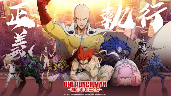 Saitama volta no jogo mobile One Punch Man – Road to Hero!