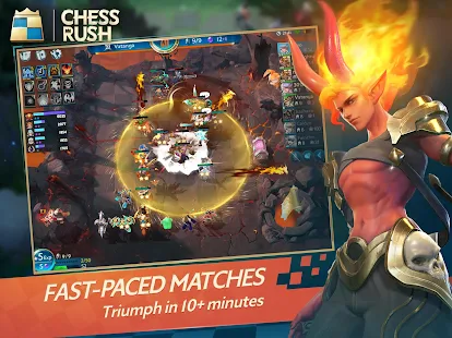Chess Rush Squad Clash, a 4v4 Match Auto Battler Game Mode