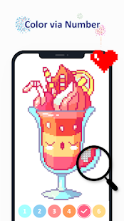 Pixel4u: Pintar por número Jogo colorir por números & Jogo de