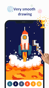 Pixel4u: Pintar por número Jogo colorir por números & Jogo de