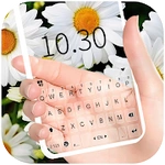 Flowers Transparent 主題鍵盤