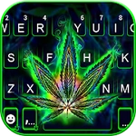 Neon Weed Illusion 主題鍵盤