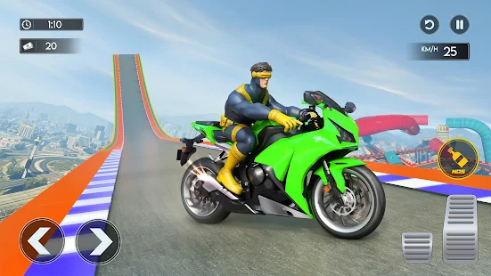 Baixar e jogar Crazy Bike Racing Stunt Game no PC com MuMu Player