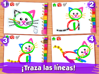 Dibujos para colorear juego de pintar carrusel 