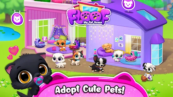Download and play FLOOF - My Pet House - Dog & Cat Games on PC with MuMu  Player