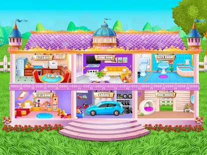 Barbie home cleaning clearance games