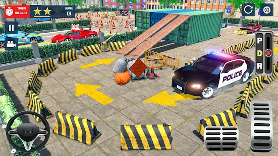 Baixar e jogar Police Car Parker: Free Parking Driver Games no PC