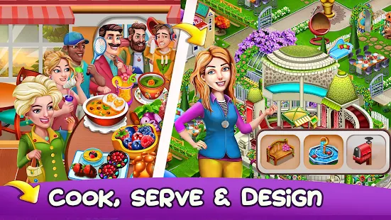 Baixar e jogar Delicious World - Jogo de Culinária no PC com MuMu Player