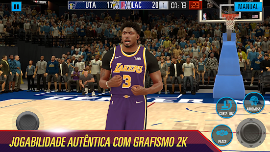 Amantes do basquete já podem baixar o jogo NBA 2K16 no Android ou