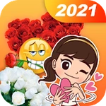 Love & Rose Stickers