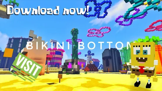 Maps Bikini Bottom Sponge For Minecraft APK for Android Download