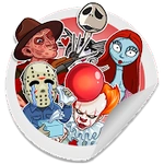 Nightmare Before Christmas Stickers for WhatsApp