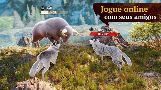 Baixar e jogar Wolf Tales - Online Wild Animal Sim no PC com MuMu Player