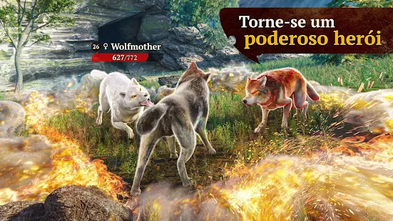 Baixar e jogar Wolf Tales - Online Wild Animal Sim no PC com MuMu Player