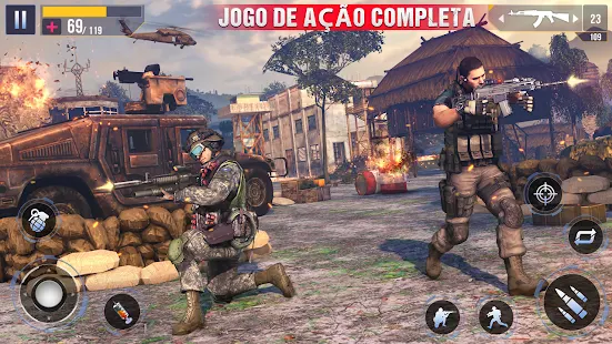 Baixar e jogar jogo de tiro de guerra mundial: do exército no PC com MuMu  Player