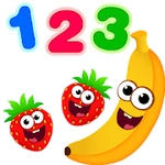 趣味食物 123！ 兒童遊戲：寶寶學數字和趣味數學遊戲