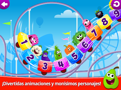 Juegos educativos para niños de 3 años! Funny Food - Descargar APK para  Android