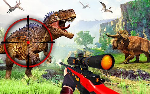 Download and play Wild Dinosaur Hunting Games: Animal Hunting Games on PC  with MuMu Player