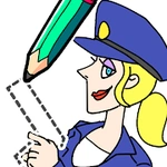 Draw Happy Police - Drawing Games for trivia life