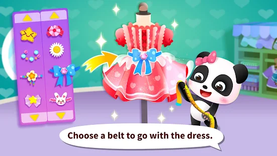 Baby panda fashion dress hot sale up