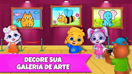 Baixar e jogar Bini Jogo de desenhar! Jogos colorir para crianças no PC com  MuMu Player